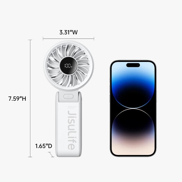 Фото - Вентилятор портативный Jisulife Handheld Fan 7 Grey